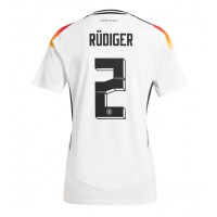 Nemecko Antonio Rudiger #2 Domáci Ženy futbalový dres ME 2024 Krátky Rukáv